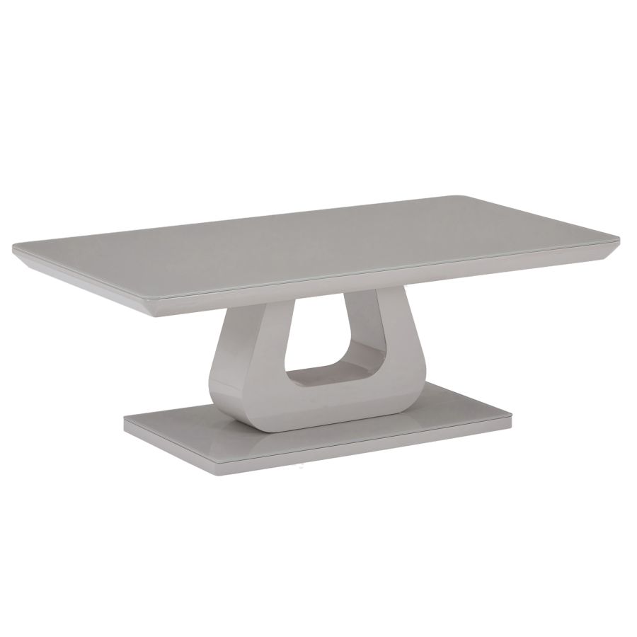 Corvus Rectangular Coffee Table in Warm Grey