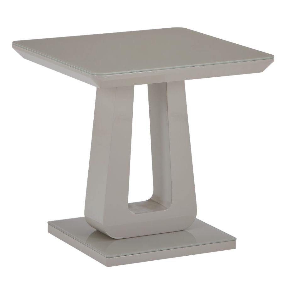 Corvus Accent Table in Warm Grey