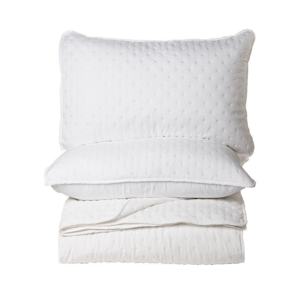 ANN SOLID WHITE QUILT