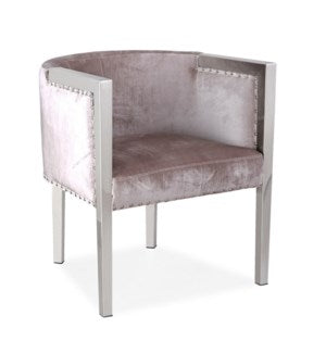 ELVIS Accent Chair GY-AC-7988 Stainless Steel legs