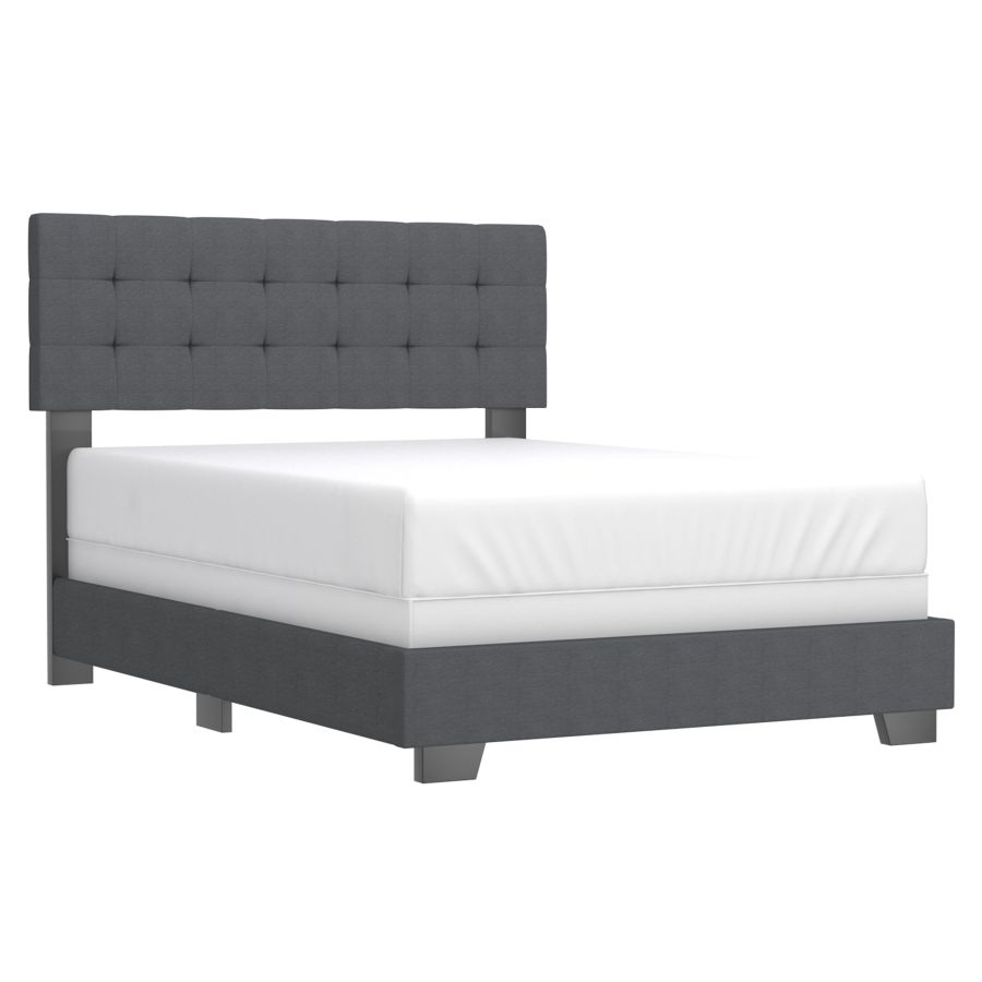 Exton Bed in Charcoal