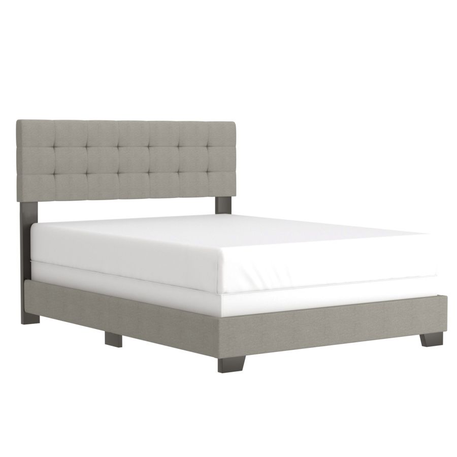 Exton Bed in Light Grey