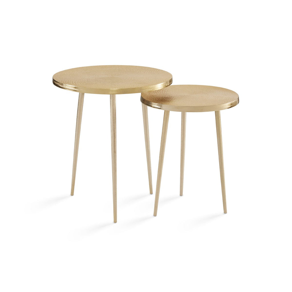Side table AE-5030G-L/NKL GOLD