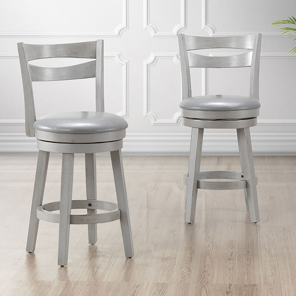 Harlo 26'' Counter Stool, set of 2, in Grey