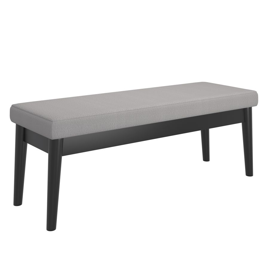 Pebble Bench in Grey and Black