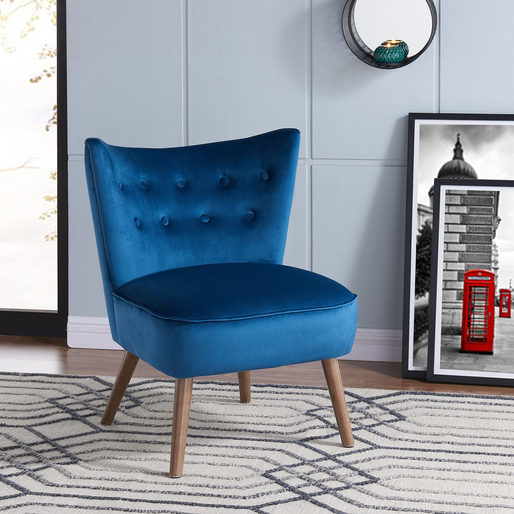 Elle Accent Chair in Blue