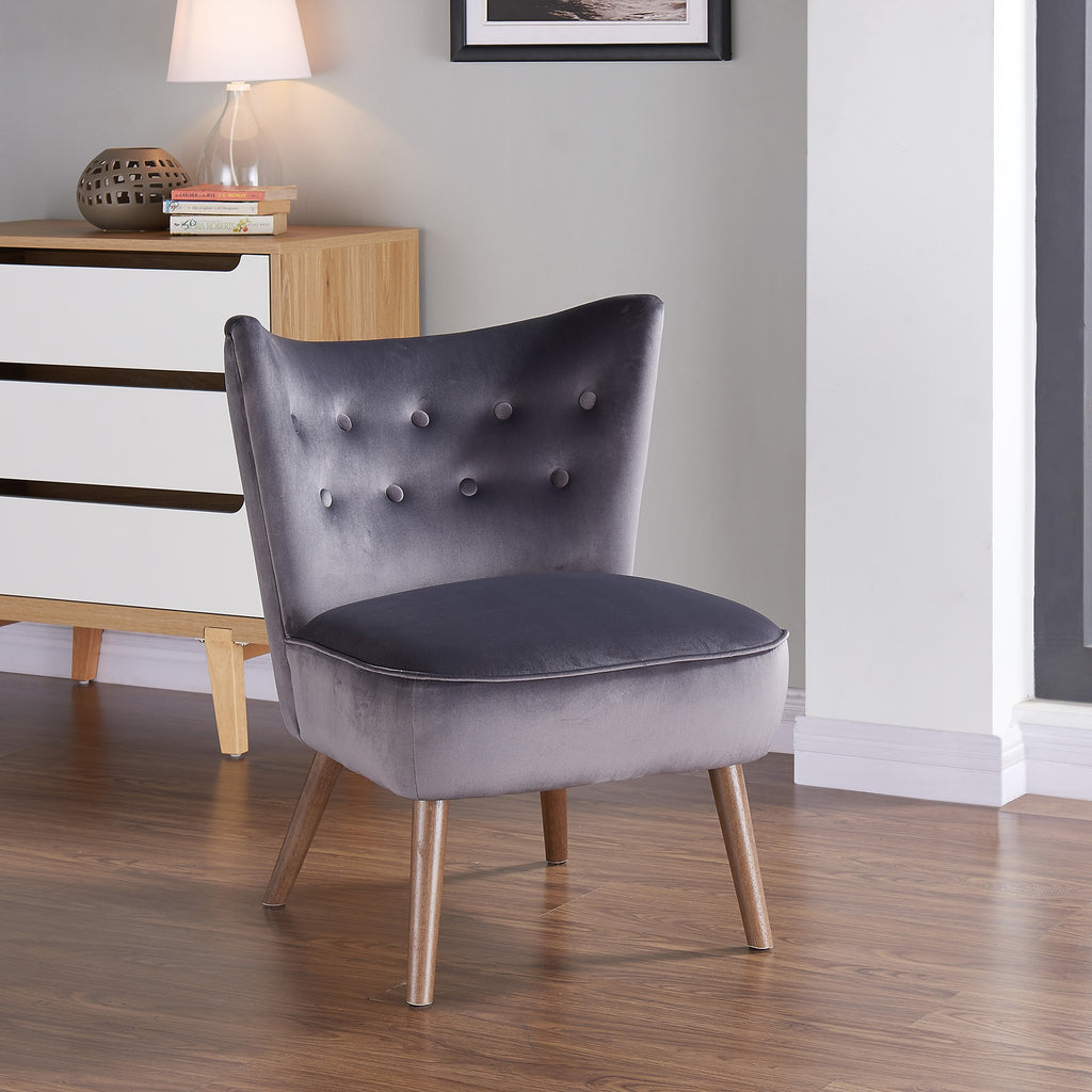 Elle Accent Chair in Grey