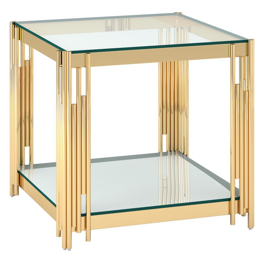 Estrel Large Accent Table in Gold
