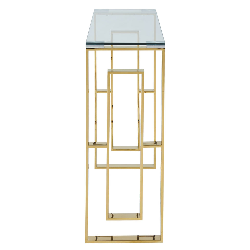 Eros Console Table in Gold