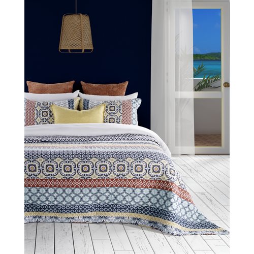 NIKOS COLORFUL MEDITERRANEAN QUILT