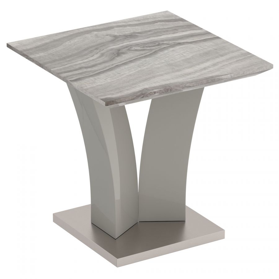 Napoli Accent Table in Light Grey