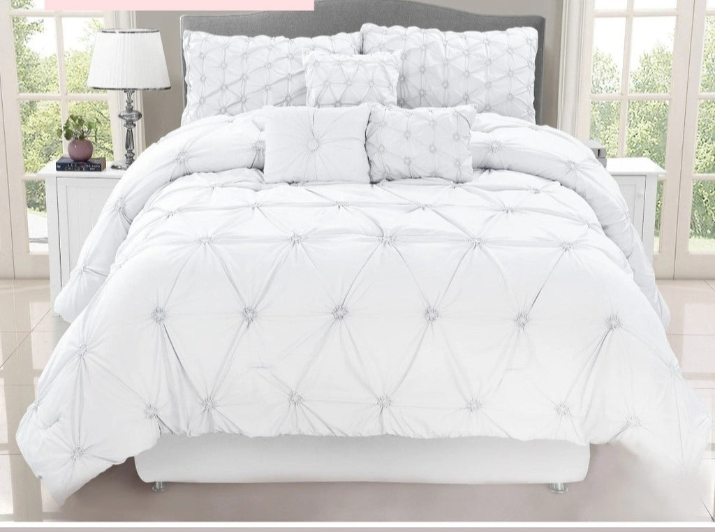 CHATEAU  7PC COMFORTER  SET IN WHITE